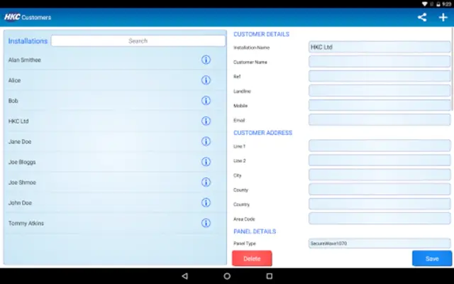 Smartlink700 android App screenshot 2