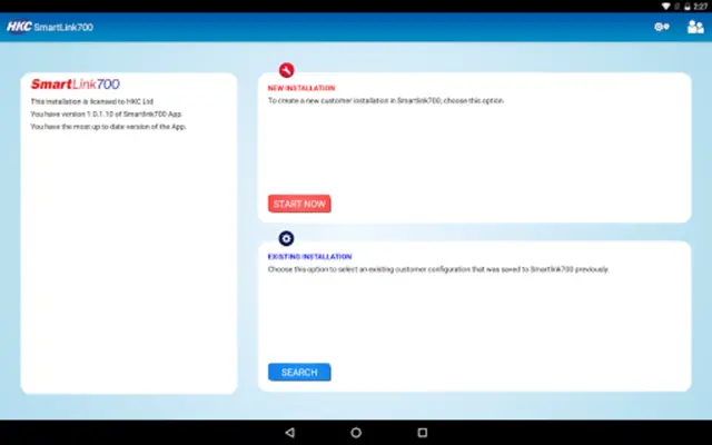 Smartlink700 android App screenshot 3